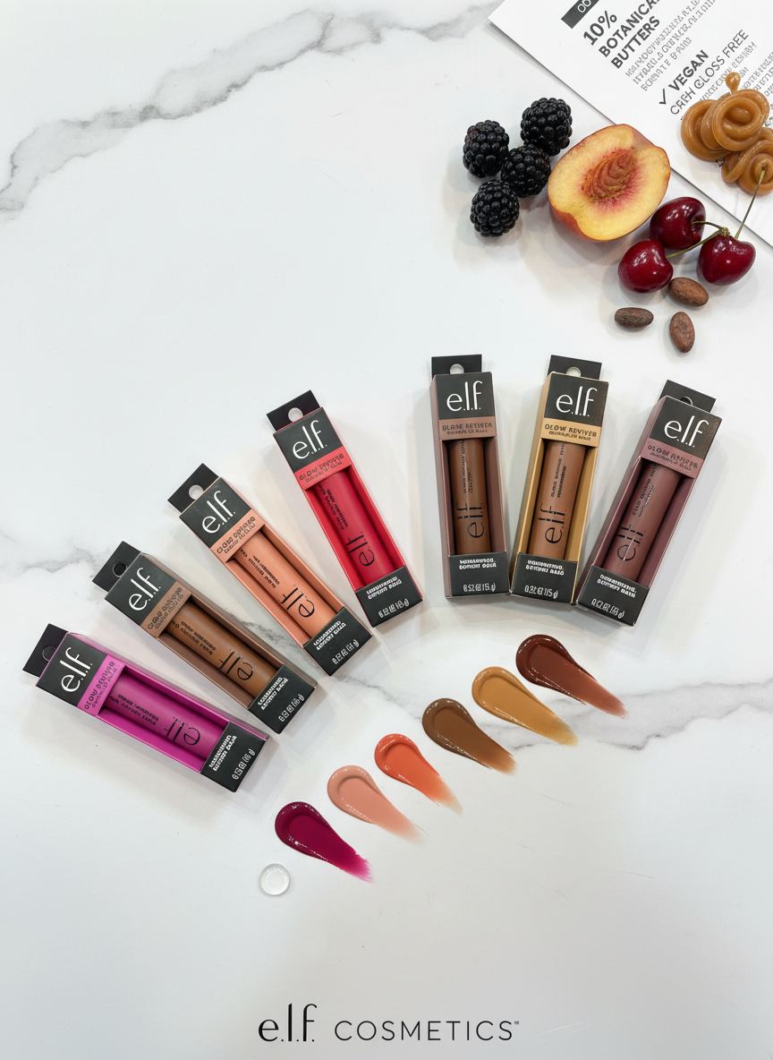 بالم لب براقکننده و احیاکننده درخشش e.l.f | e.l.f Glow Reviver Lip Balm - Image 2